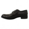Scarpe eleganti derby in pelle di lucertola nera - EU42/US9