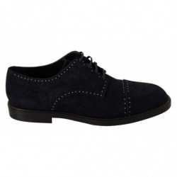 Scarpe derby borchiate in...