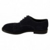 Scarpe derby borchiate in pelle scamosciata blu - EU44/US11
