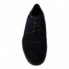 Scarpe derby borchiate in pelle scamosciata blu - EU44/US11