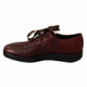 Scarpe formali con vestito stringato in pelle rossa - EU43/US10