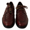 Scarpe formali con vestito stringato in pelle rossa - EU43/US10