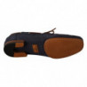 Scarpe da barca casual da uomo con lacci in pelle blu - EU44/US11