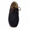 Scarpe da barca casual da uomo con lacci in pelle blu - EU44/US11
