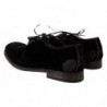 Scarpe derby stile invecchiato con lacci in velluto nero - EU42/US9