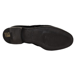 Scarpe derby stile invecchiato con lacci in velluto nero - EU42/US9