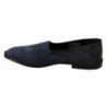 Mocassini slip-on traforati in pelle blu - EU44/US11