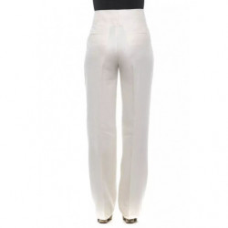 Jeans e pantaloni di lino beige/bianco - IT42 - S