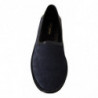 Mocassini slip-on traforati in pelle blu - EU44/US11