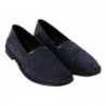 Mocassini slip-on traforati in pelle blu - EU44/US11
