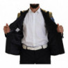 Giacca blazer doppiopetto in lurex oro - IT48 - M