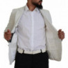 Blazer da giacca slim fit in lino bianco - IT46 - S
