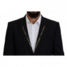 Blazer da giacca slim fit elasticizzato in lana nera - IT52 - L