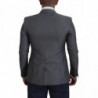 Blazer da giacca slim fit in lana e seta grigia - IT46 - S