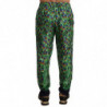 Pantaloni skinny con stampa pavone verde - IT48 - M