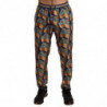 Pantaloni Joggers in Seta con Fantasia Multicolor - IT46 - S
