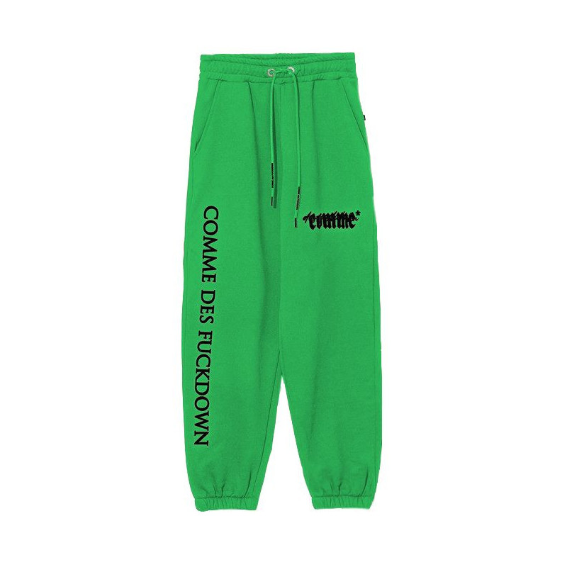 Jeans e pantaloni in cotone verde - L