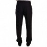 Pantaloni pantaloni da smoking formali in lana nera - IT56 - XXL