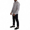 Camicia elegante formale a righe blu bianche ORO - IT40 - M