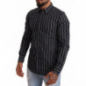 Camicia formale in cotone con stampa mosche blu - IT40 - M