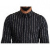Camicia formale in cotone con stampa mosche blu - IT40 - M