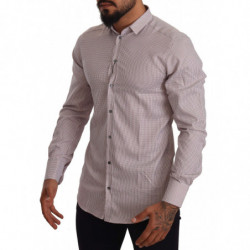 Camicia formale in cotone fantasia rossa - IT40 - M