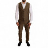 Abito a 3 pezzi con un bottone slim fit nero giallo - IT50 - L