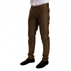 Abito a 3 pezzi con un bottone slim fit nero giallo - IT50 - L
