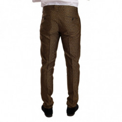 Abito a 3 pezzi con un bottone slim fit nero giallo - IT50 - L