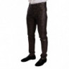 Abito SICILIA slim 3 pezzi in broccato oro viola - IT50 - L