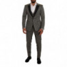 Completo MARTINI a 3 pezzi con motivo check bianco nero - IT48 - M