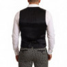 Completo MARTINI a 3 pezzi con motivo check bianco nero - IT48 - M