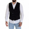 Gilet gilet doppiopetto in cotone nero - IT46 - S