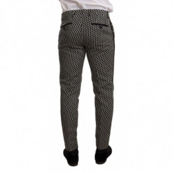 Completo MARTINI a 3 pezzi con motivo check bianco nero - IT48 - M