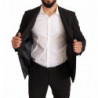 Completo TAGLIENTE in poliestere nero slim 2 pezzi - IT50 - L