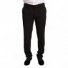 Completo TAGLIENTE in poliestere nero slim 2 pezzi - IT50 - L