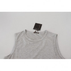 T-shirt pullover da uomo senza maniche grigia - IT48 - M