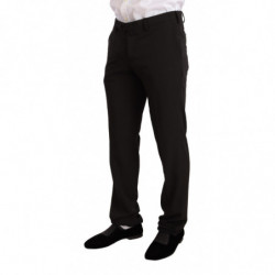 Completo TAGLIENTE in poliestere nero slim 2 pezzi - IT50 - L
