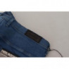Jeans casual in denim da uomo elasticizzati in cotone blu - IT50 - L