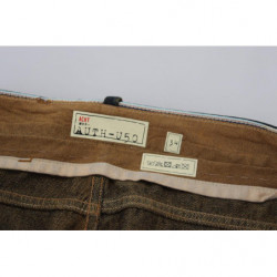Jeans da uomo slim fit in denim di cotone lavato blu - IT54 - XL