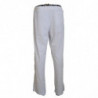Pantaloni larghi da uomo con logo in cotone bianco - IT50 - L