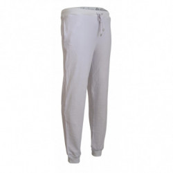 Pantaloni jogger da uomo con logo in cotone bianco - IT48 - M