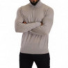 Maglione pullover dolcevita in cashmere grigio - IT50 - L