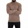 Maglione pullover dolcevita in cashmere marrone - IT50 - L