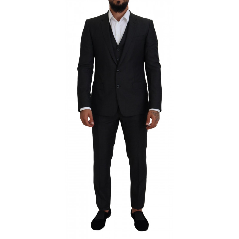 Abito slim fit 3 pezzi MARTINI grigio - IT50 - L