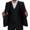 Abito slim fit 3 pezzi MARTINI grigio - IT50 - L
