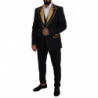 Abito slim fit smoking fantasia oro nero - IT46 - S