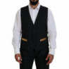 Abito slim fit smoking fantasia oro nero - IT46 - S