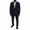 Abito slim fit 3 pezzi MARTINI in lana blu - IT54 - XL
