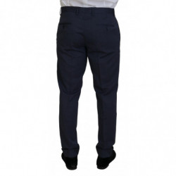 Abito slim fit 3 pezzi MARTINI in lana blu - IT54 - XL
